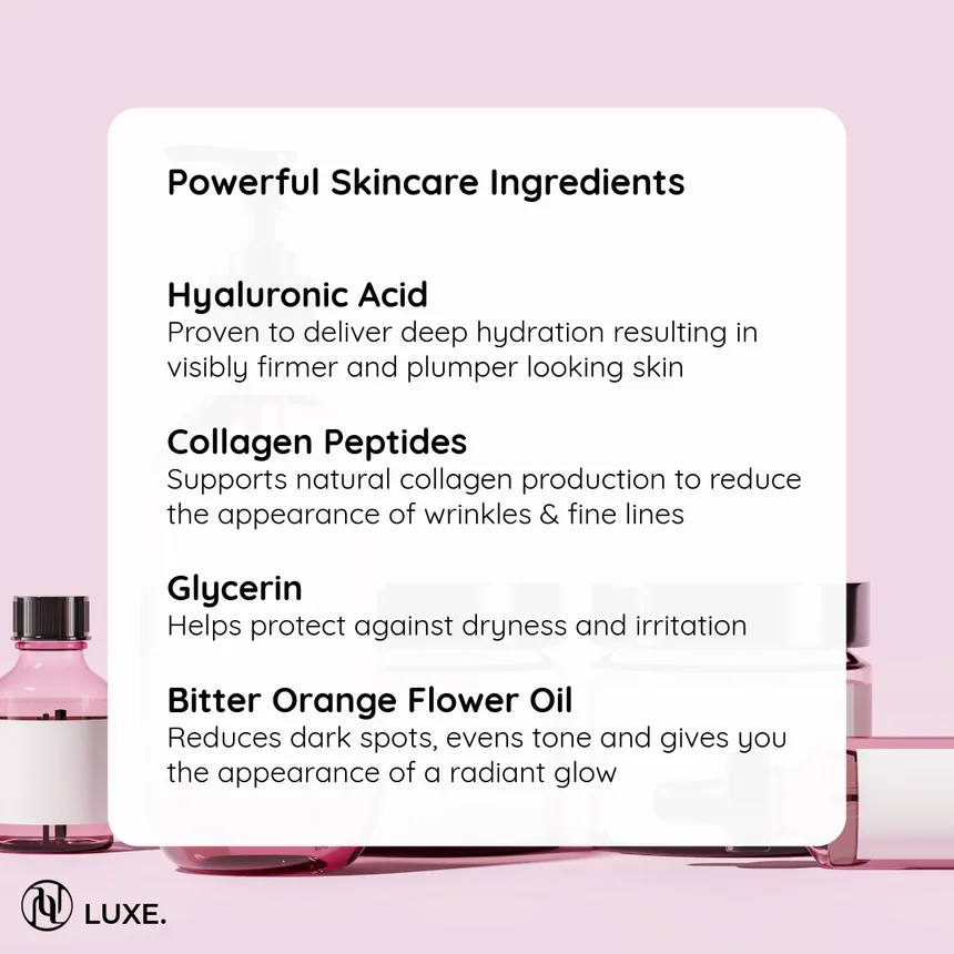 LUXE Micro-Infusion Serum ingredients